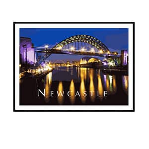 Newcastle Tyne Bridge Artwork Illutration by Alchemi Art