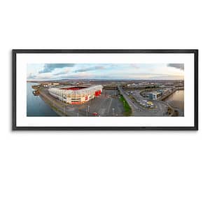 Middlesbrough Riverside Stadium Aerial Panoramic Print by Alchemi Art
