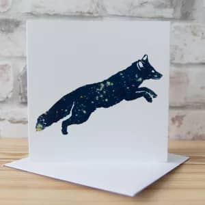 Fox Greeting Card by Alchemi Art