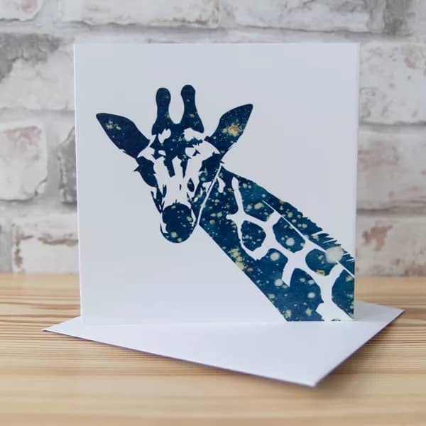 Giraffe Greetinng Card