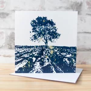 Malham Tree Greeting Card by Alchemi Art