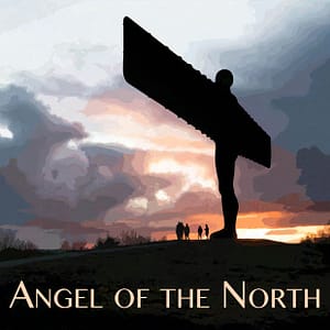 Angel of the North Illustration by Mara Louvain of Alchemi Art