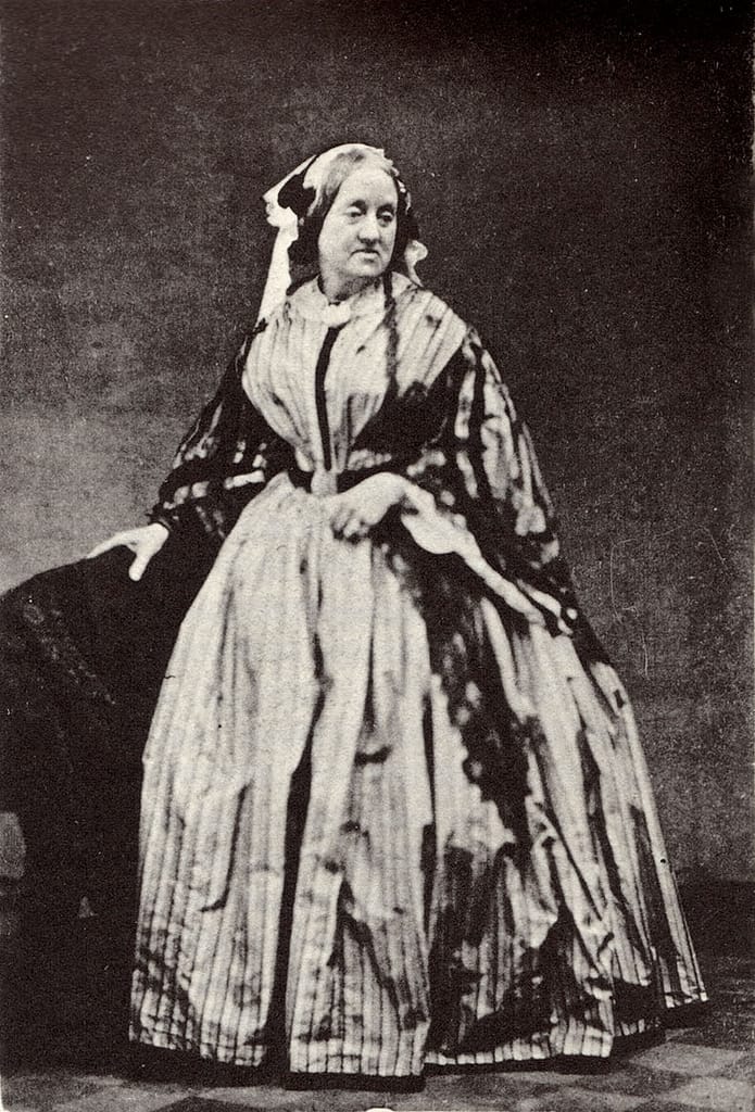 Anna Atkins in 1861 aged 62.