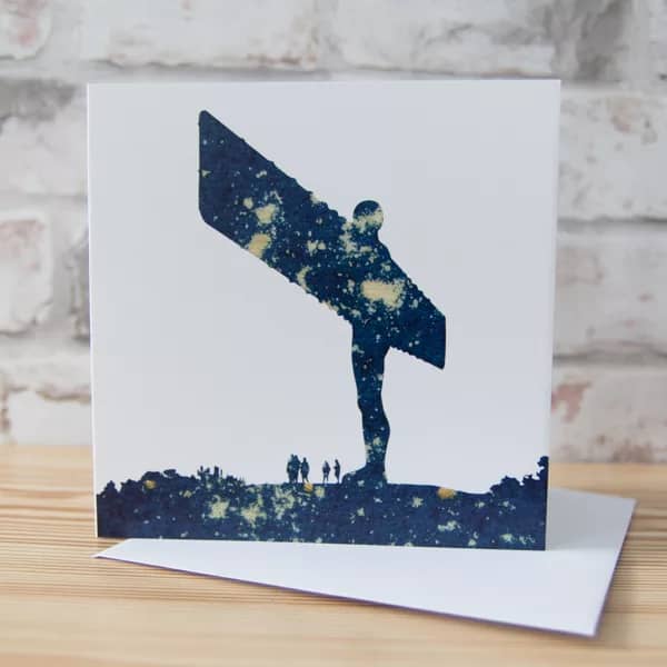 Angel of the North Greeting Card by Alchemi Art