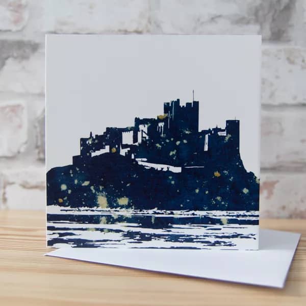 Bamburgh Castle Greeting Card by Alchemi Art