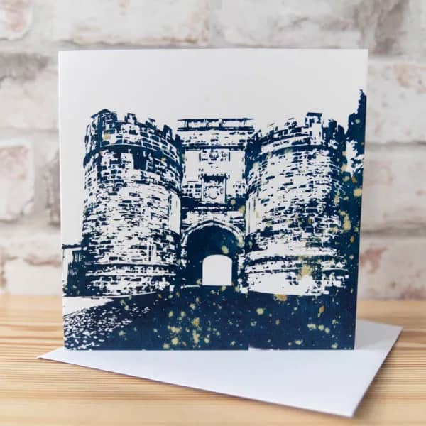 Skipton Castle Greeting Card by Alchemi Art